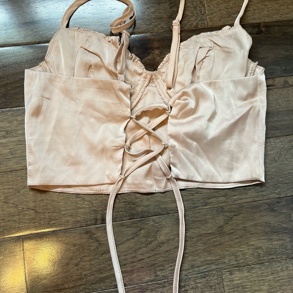 Silk bustier top - Picture 2 of 2